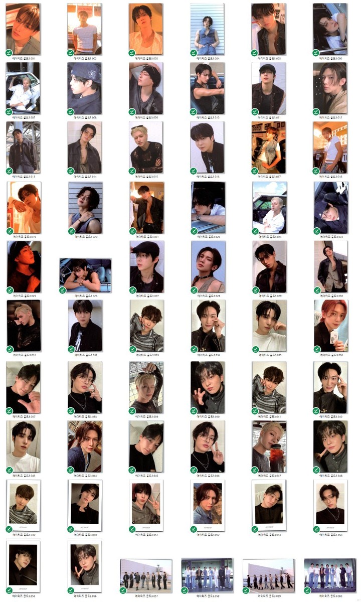 ATEEZ - Album Golden Hour: Part 3 Official Photocard POCA VER. KOR