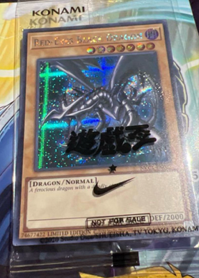 NIKE YuGiOh! Promo Red-Eyes Black Dragon 2025 Exclusive Card Yu-Gi