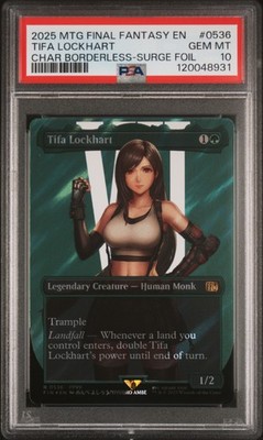 2025 MTG FINAL FANTASY CHARACTER BORDERLESS-SURGE FOIL TIFA