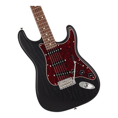 Electric Guitar Fender Japan Limited Stratocaster Raw Ash RW Black