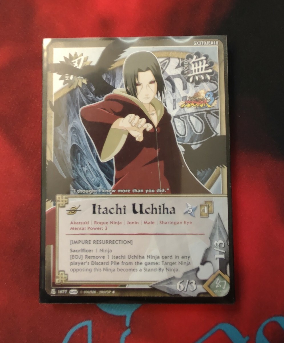 Naruto TCG CCG Itachi Uchiha [Impure Resurrection] N-1677 Non Foil