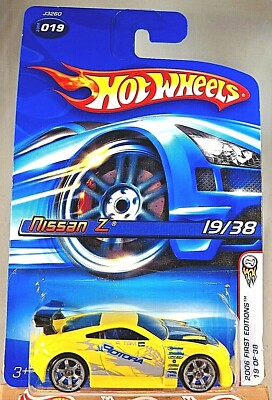 2006 Hot Wheels #19 First Editions 19/38 NISSAN Z Yellow Variant w