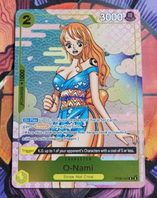 O-Nami OP06-101 Event Pack Vol. 5 Promo Prize Manga Rare One Piece