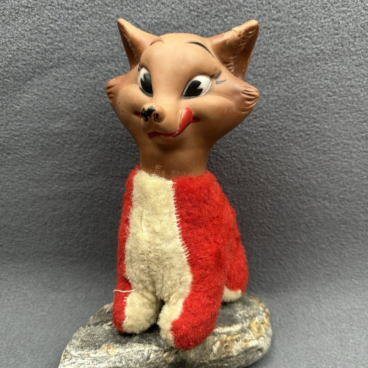 Gloria Toys Fox Rubber Face Plush 9” Vintage 1960's | eBay