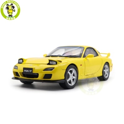1/18 Mazda RX-7 RX 7 Spirit R Yellow Polar Master Diecast Model