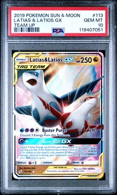 Latias & Latios GX 113/181 2019 Pokemon Sun & Moon-Team Up Holo