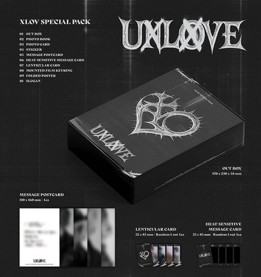 XLOV [UXLXVE] 1st Mini Album SPECIAL PACK Ver/Photo Book+Poster+7