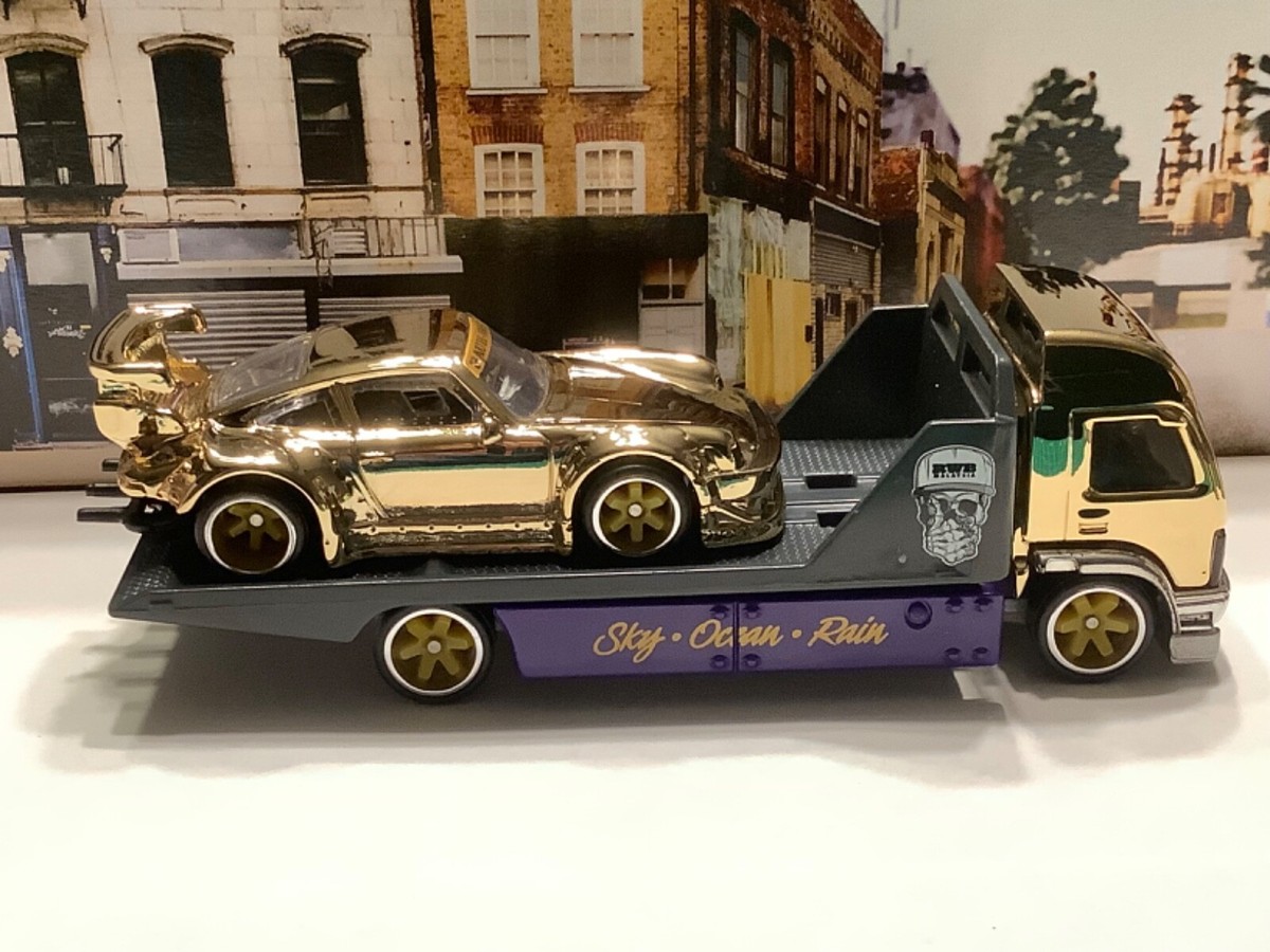 HOT WHEELS CUSTOM SUPER CHASE CHROME OR GOLD RWB PORSCHE 930