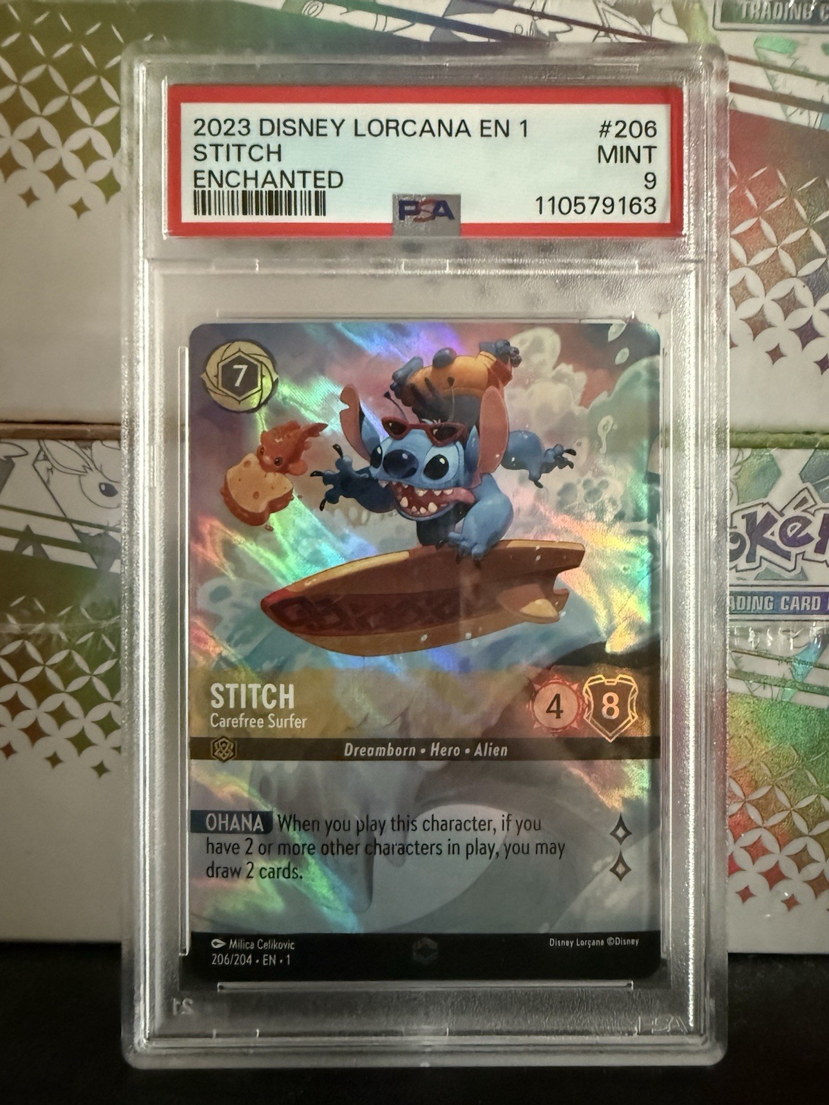 Stitch - Carefree Surfer 2023 The First Chapter #206/204 Enchanted