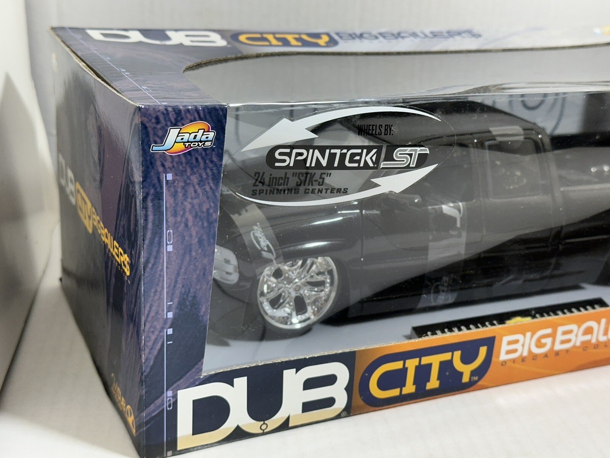 JADA DUB CITY 2002 CHEVROLET SILVERADO BLACK 1:18 DIECAST MODEL | eBay