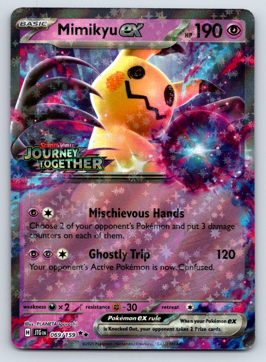 Mimikyu ex (Stamped Promo) Pokemon SV09: Journey Together 069/159