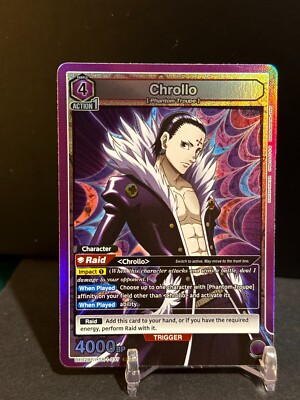 Hunter X Hunter Union Arena Chrollo SR UE02BT/HTR-1-037 | eBay