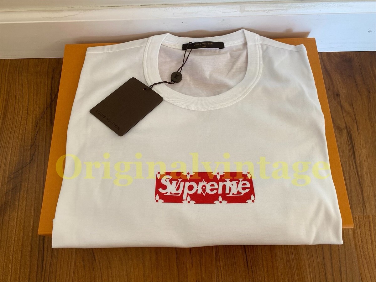 🔥SUPREME X LOUIS VUITTON BOX LOGO T SHIRT size XXL🔥 | eBay