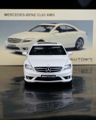 RARE 1/18 AUTOart Mercedes-Benz CL63 AMG (White) CL-Klasse | eBay
