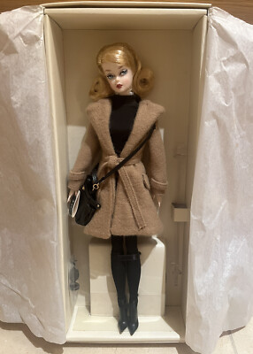 Classic Camel Coat Silkstone Barbie Doll NRFB Gold Label BFMC | eBay