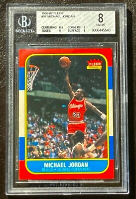 1986-87 Fleer - Michael Jordan #57 (RC) for sale online | eBay