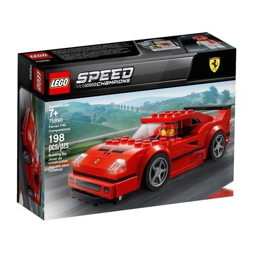 LEGO 75890 Speed Champions, Ferrari F40 Competizione 198 Pieces