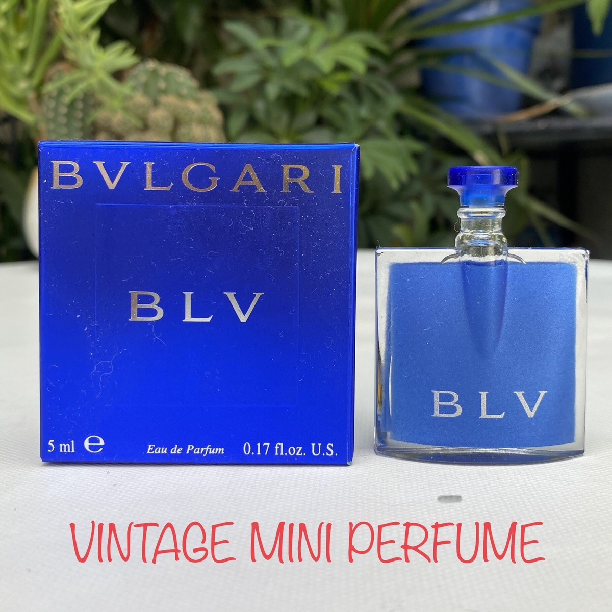 💝MINIATURE Discontinued BLV BVLGARI Femme Women EDP .17oz 5ml