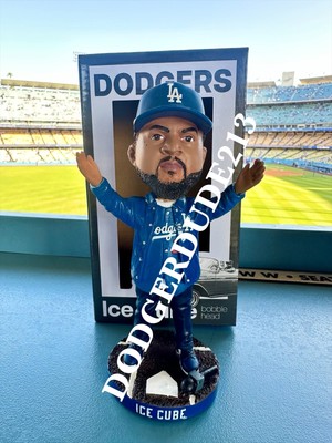 🎤🧢🧊 Ice Cube Bobblehead Los Angeles Dodgers SGA Giveaway 6/21