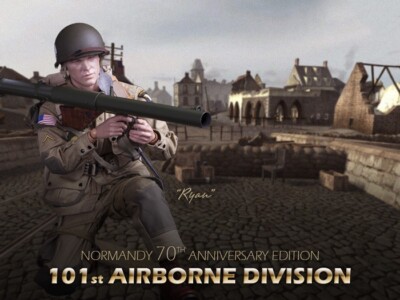 1/6 DID WWII US NORMANDY 70TH ANNIVERSARY 101st AIRBORNE DIVISION