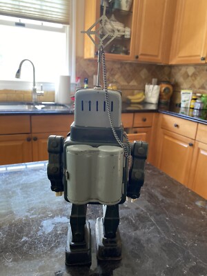 ALPS TELEVISION SPACEMAN ROBOT MADE IN JAPAN 1950's WORKING | eBay