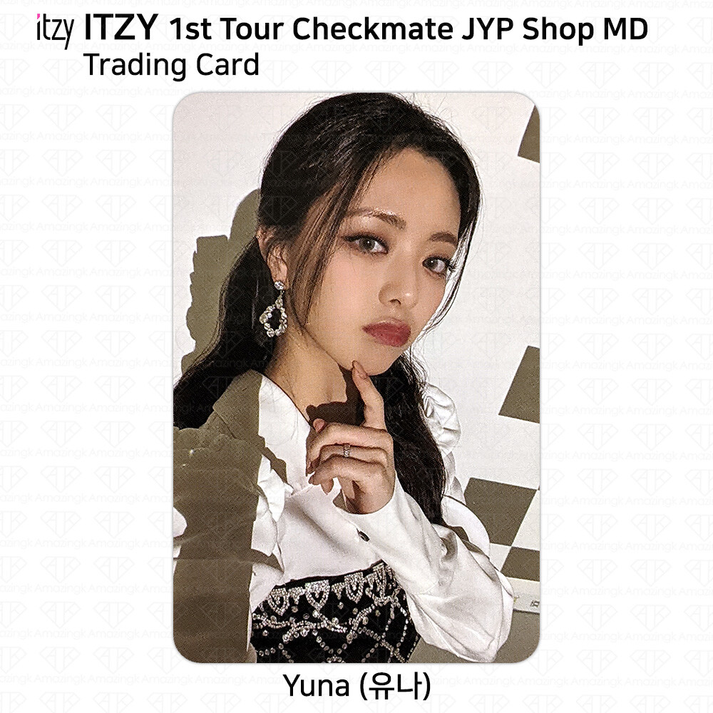 ITZY 1st Tour Checkmate Official MD Trading card Photocard JYP