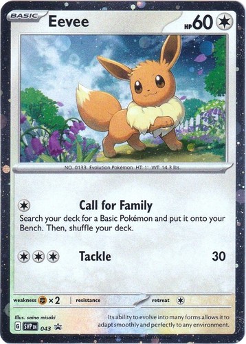 PSA 9 Eevee #173 2025 Pokemon Svp En-Sv Black Star Promo 104498707