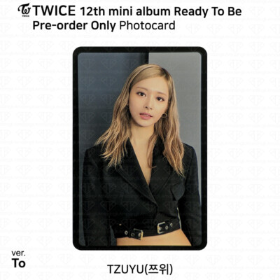 TWICE 12th Mini Album Ready To Be Photocard Message Card Poster