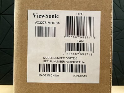 ViewSonic Vx3276-mhd 32 inch IPS LCD Monitor for sale online | eBay