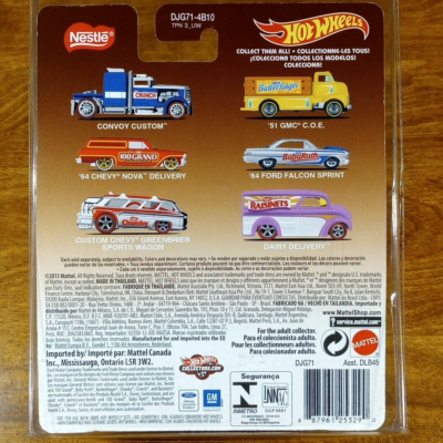 Hot Wheels Pop Culture 2 Nestle Crunch Convoy Custom X3 for sale