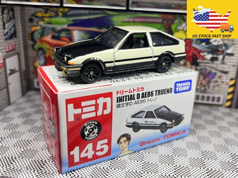 NEW 1:64 Initial D AE86 Diecast Car Takara Tomy Dream Tomica