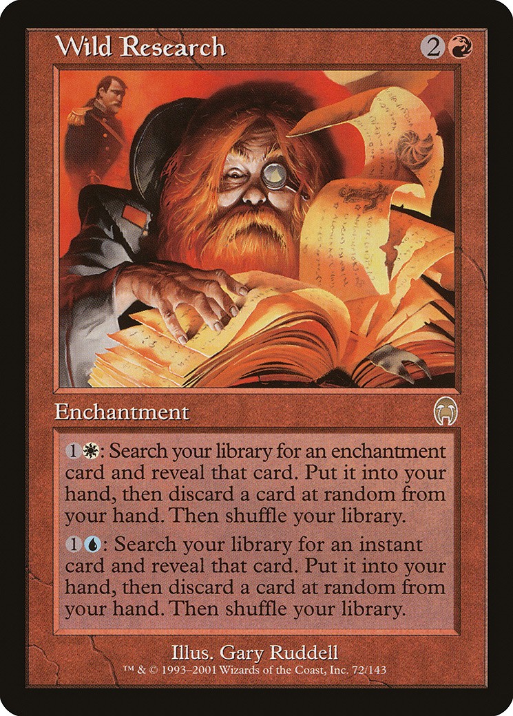 Wild Research Apocalypse NM Red Rare MAGIC THE GATHERING MTG CARD