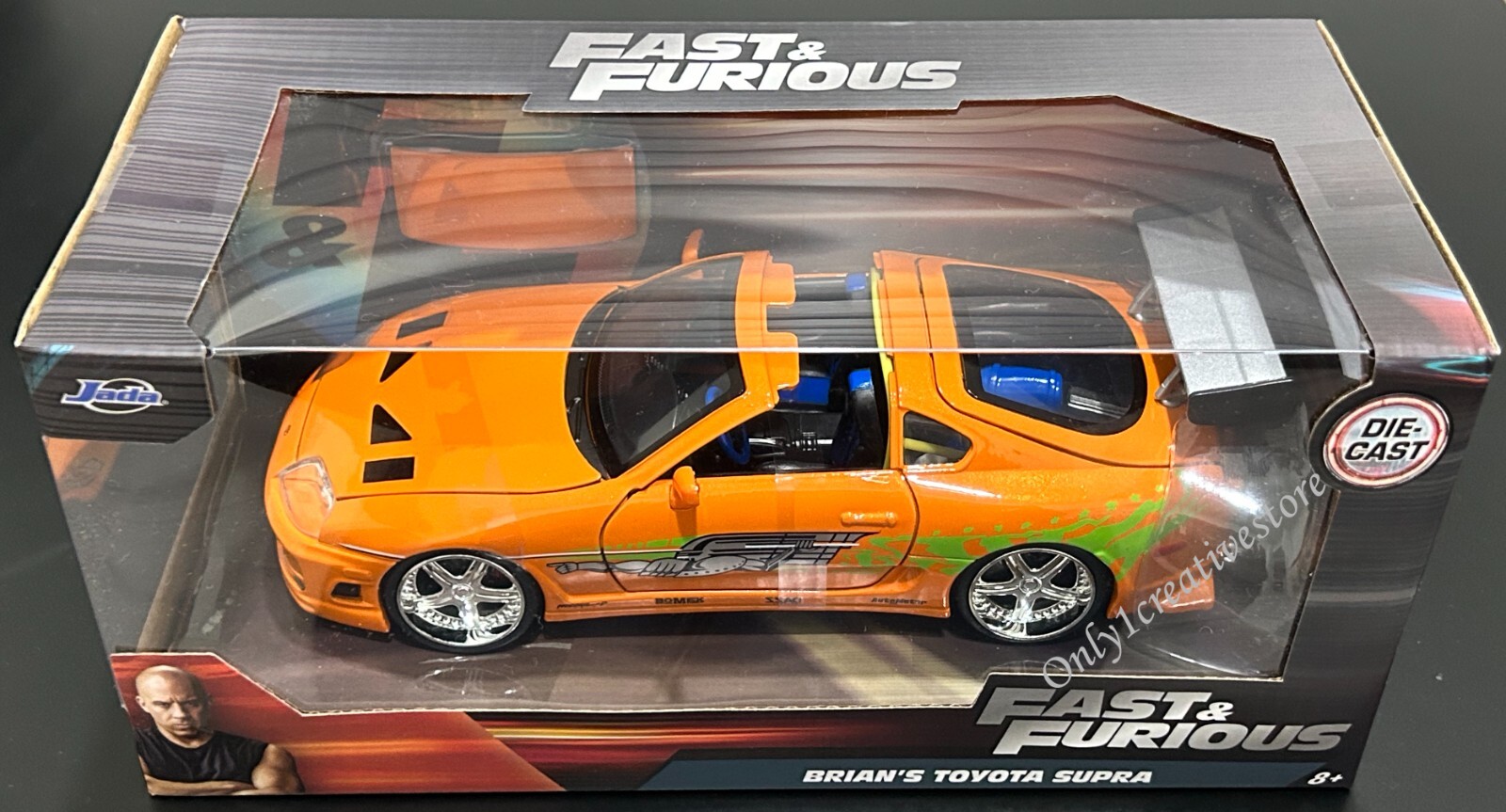 Jada Fast And Furious Brian's Toyota Supra 1:24 Orange | eBay