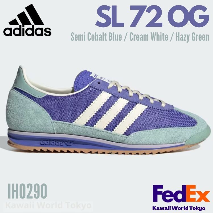 Adidas Originals SL 72 OG Semi Cobalt Blue / Cream IH0290 Women's