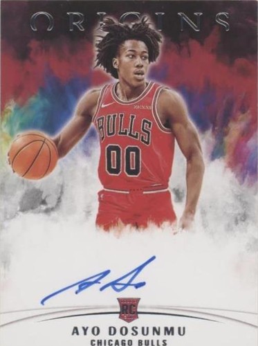 Ayo Dosunmu 2021-22 Rc Auto Obsidian Blue /27 Rookie Autograph