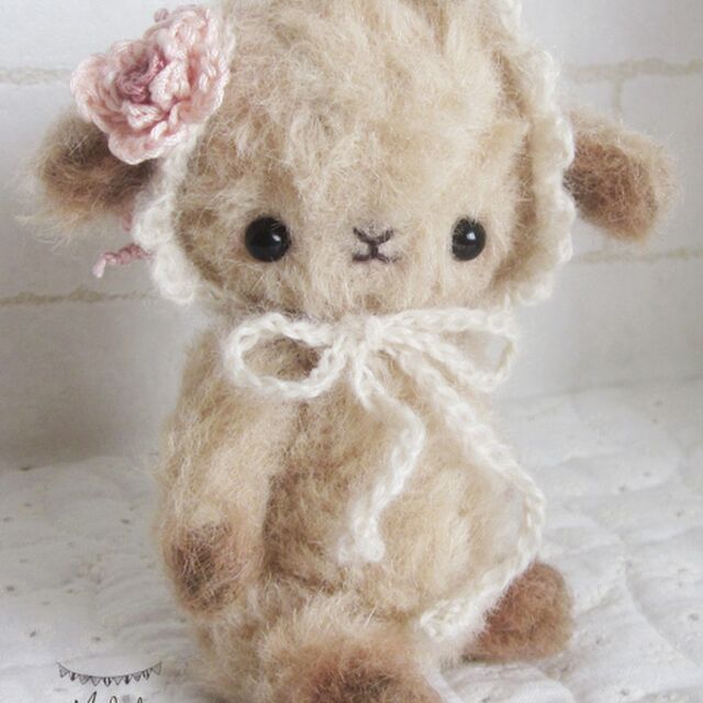 テディベア☆ボンネットのひつじちゃん