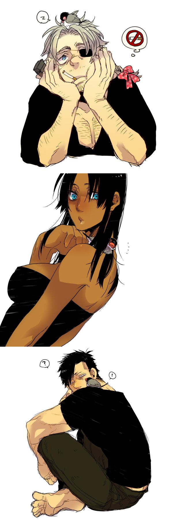 Gangsta: Worick, Alex, Nicolas)