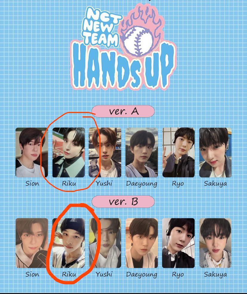 NCT WISH NCT NEW TEAM リク トレカ hands up