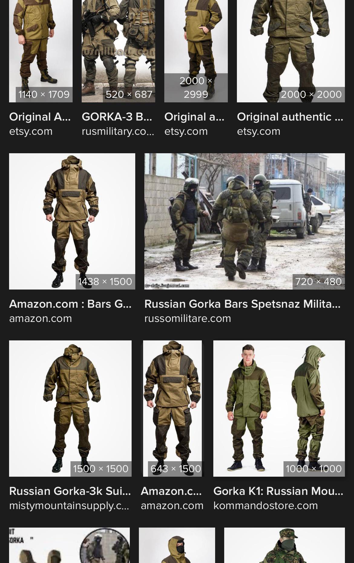 ロシアのゴルカの服って着るの、炎上案件？ : r/airsoft