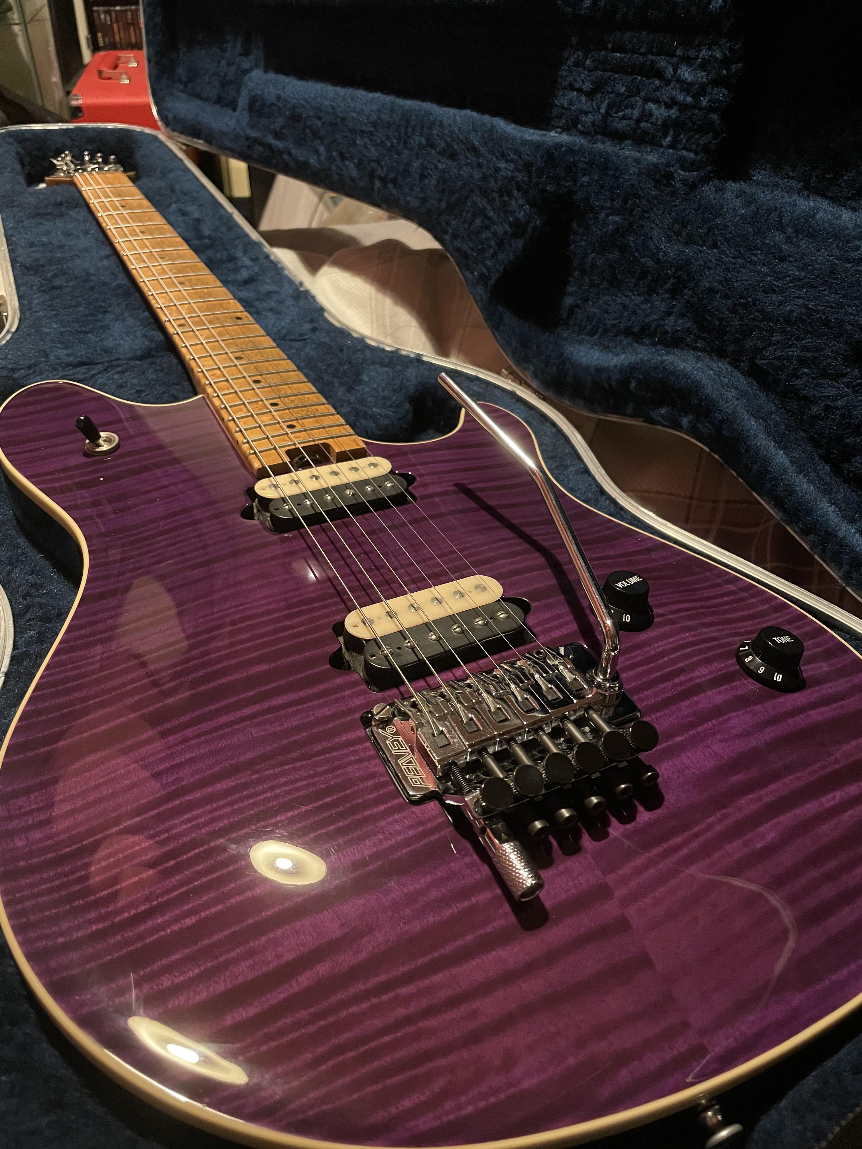 My 2000 Peavey EVH Wolfgang standard arch top in my favourite