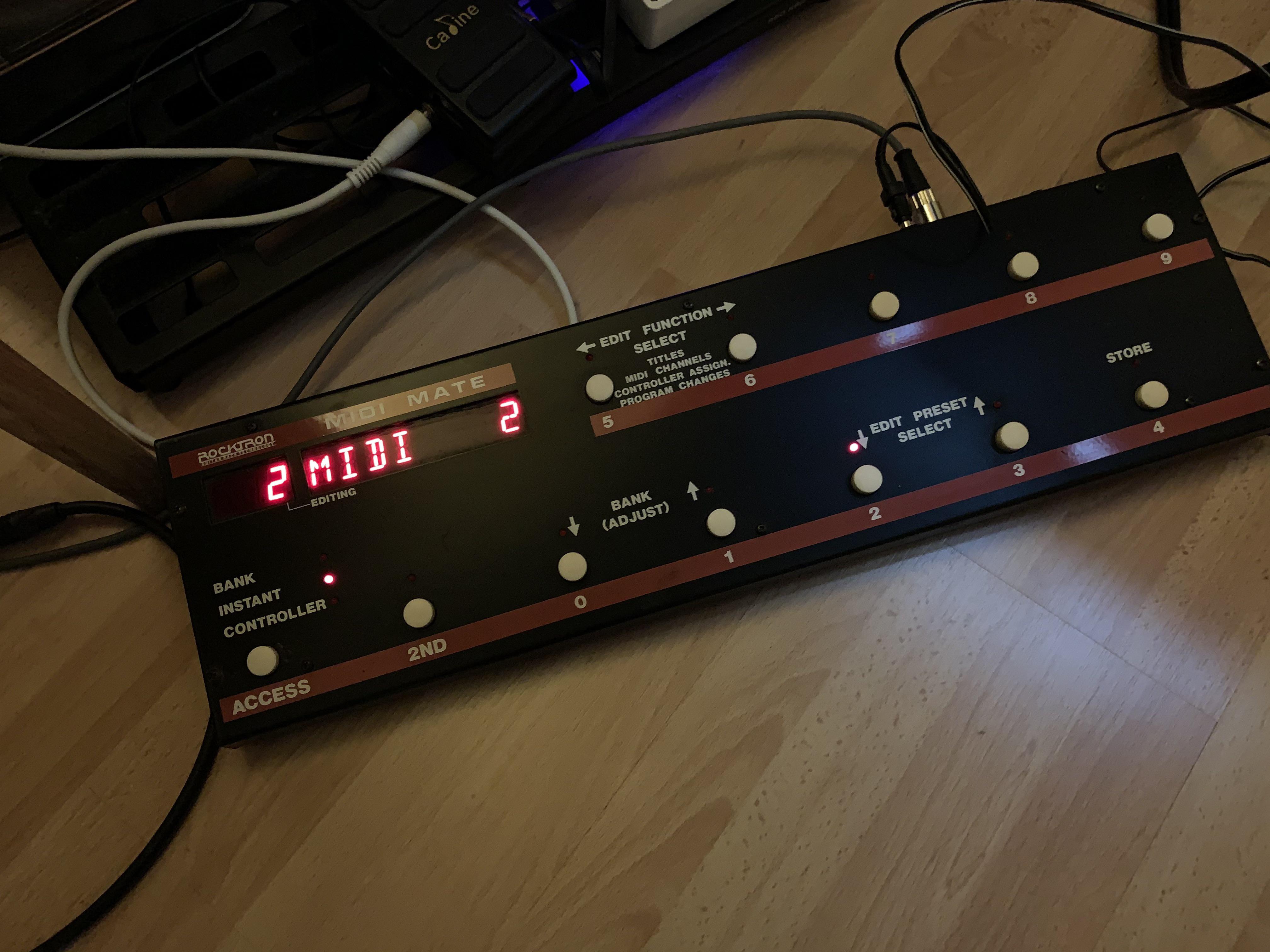 Re-discovered: My Rocktron Midi Mate : r/guitarpedals