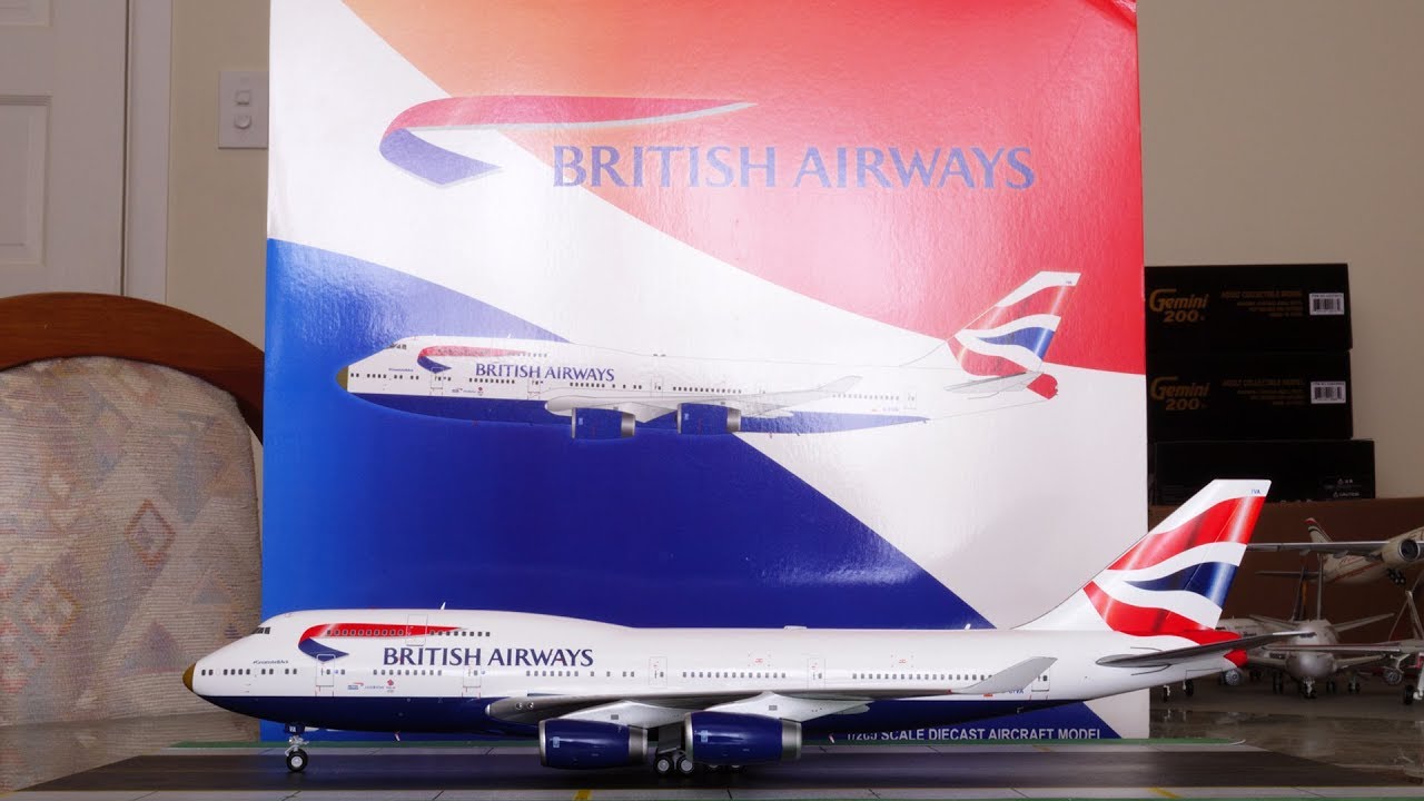 JC Wings 1:200 British Airways 747-400 