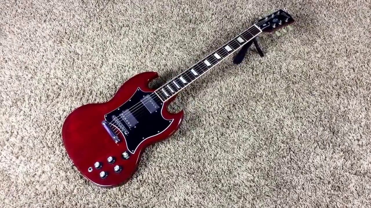 Trogly's Guitars: 2012 Gibson SG Standard Red - YouTube