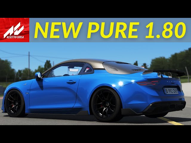 MASSIVE New PURE Update 1.80! - NEW Alpine 110R - Assetto Corsa