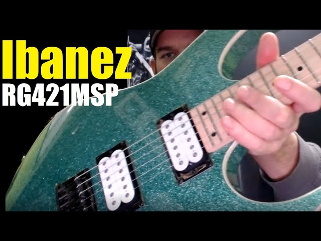 Ibanez RG421MSP - Full Review & Demo - Turquoise Sparkle - YouTube