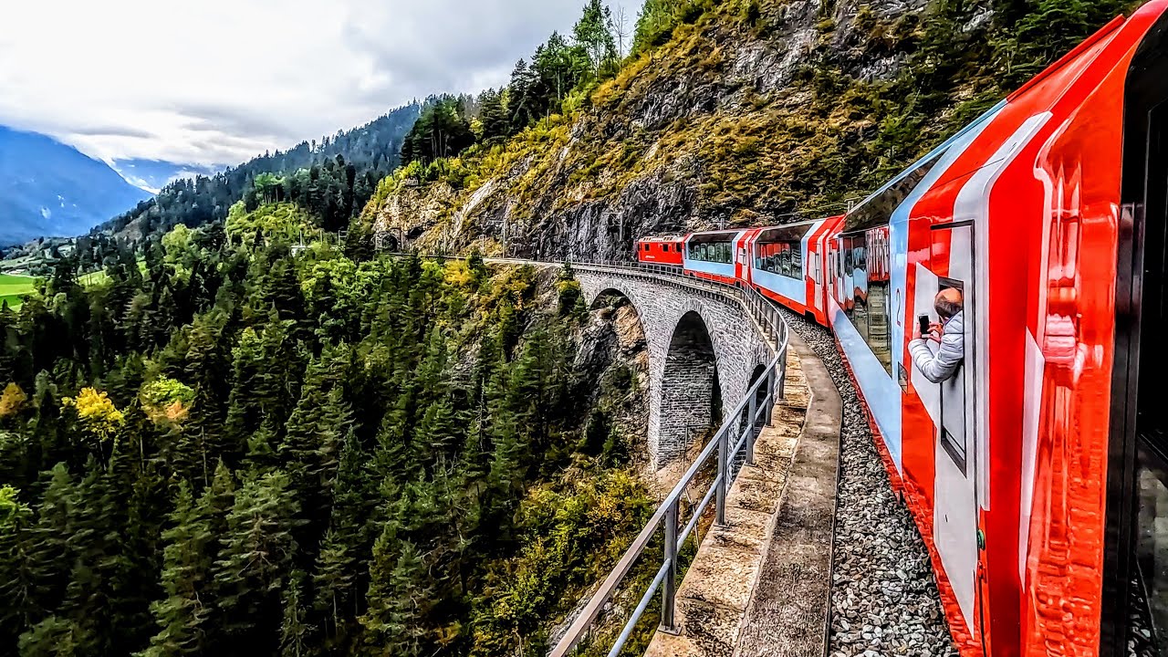 GLACIER EXPRESS - Saint Moritz to Zermatt | 3rd October 2024 - YouTube
