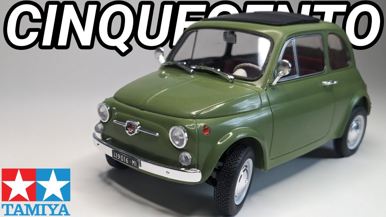 Fiat 500F - 1/24 Tamiya - How to build the Cinquecento - Italy's