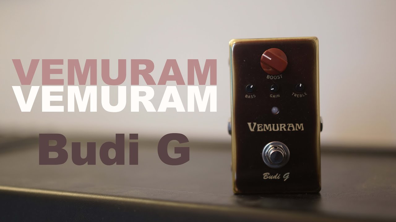 Highly recommended effect pedal!! Vemuram - Budi G - YouTube