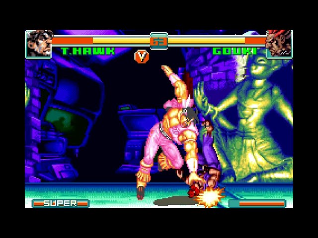 GBA】スーパーストリートファイターⅡX リバイバル Tホーク NO MISS