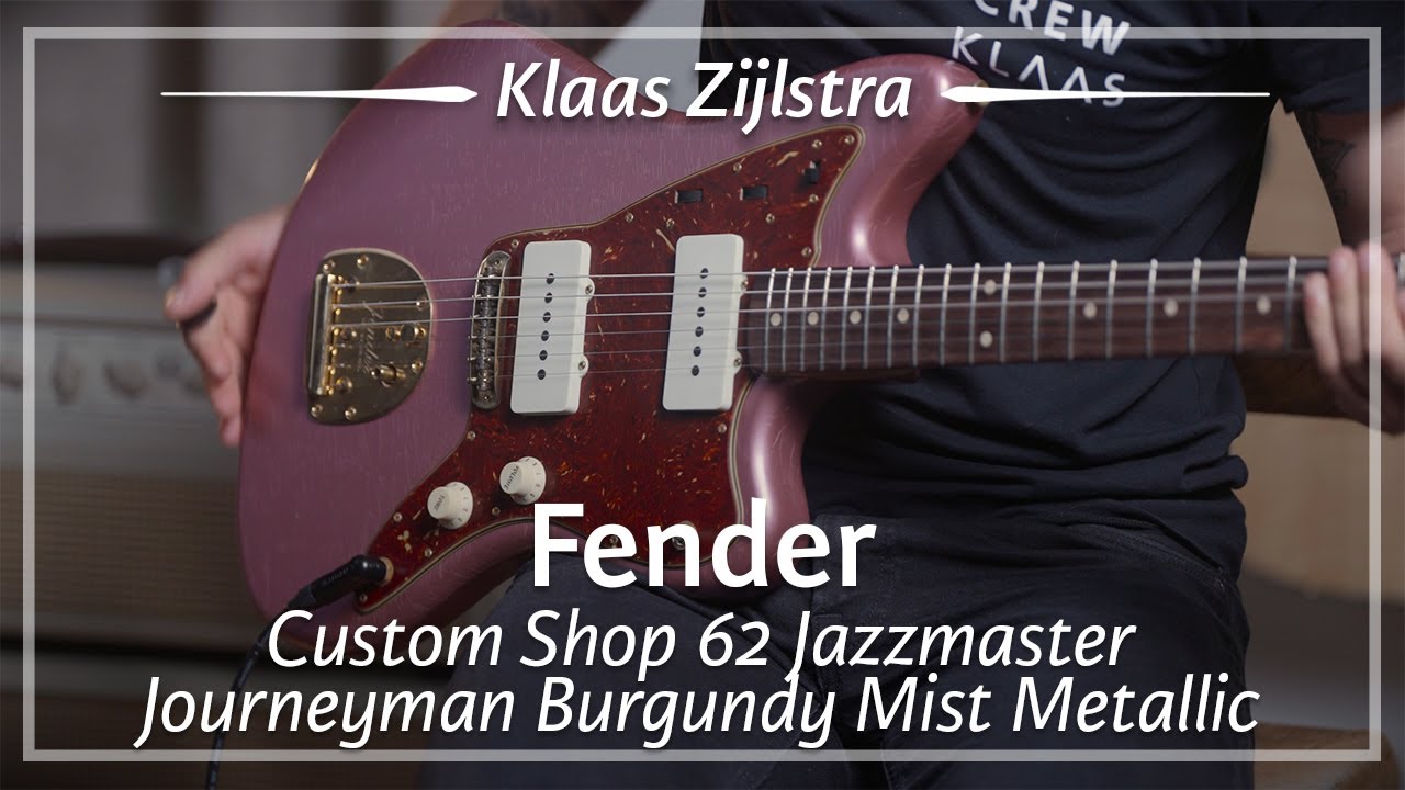 Fender Custom Shop 62 Jazzmaster Journeyman Burgundy Mist Metallic